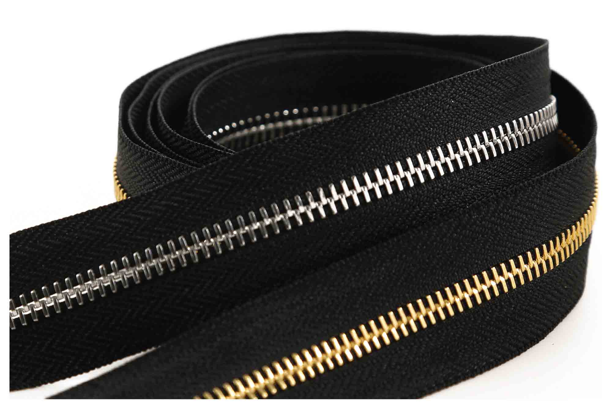 Italian Made Zipper Tape - Black – Made on Jupiter