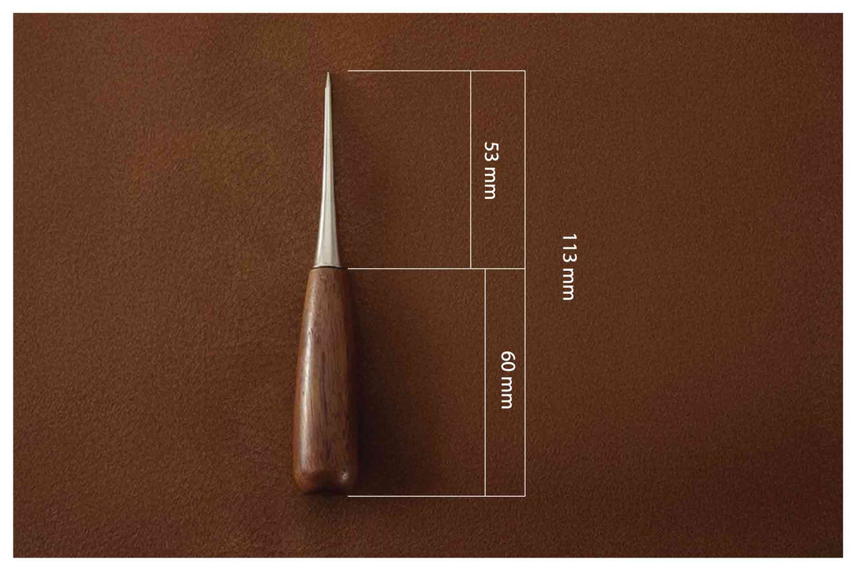 Black Walnut Wood Handle Stitching Awl