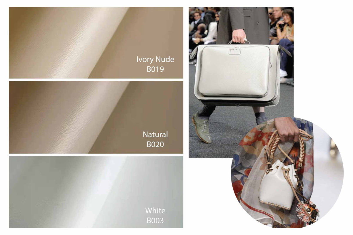 Ivory Nude Boite Leather