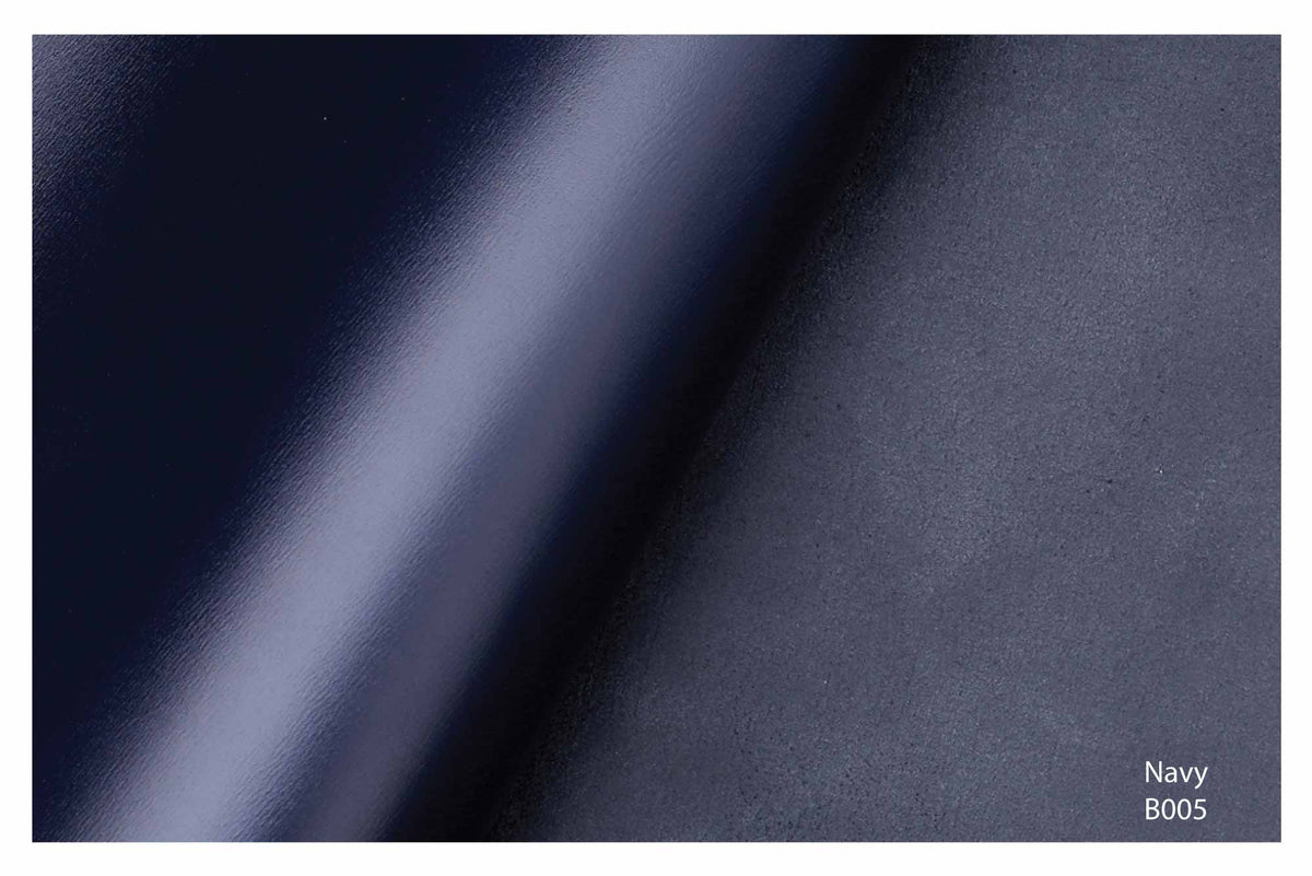 Navy Blue Boite Leather