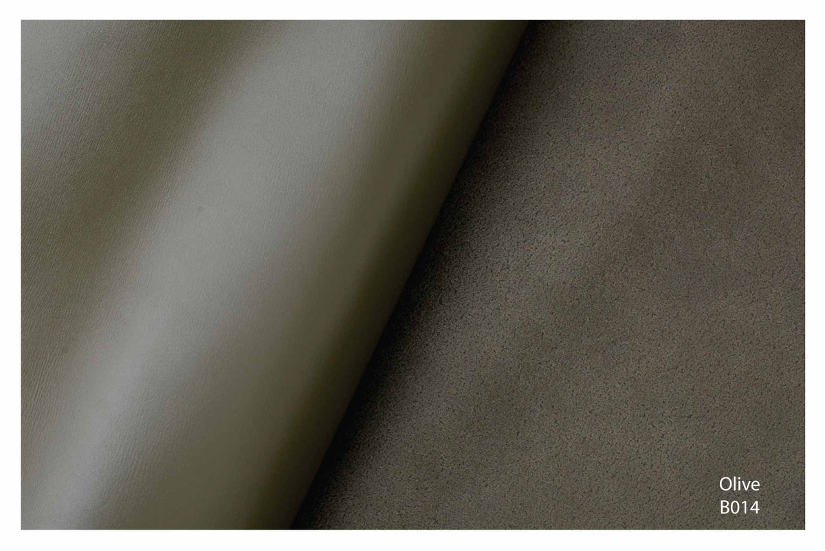 Olive Green Boite Leather