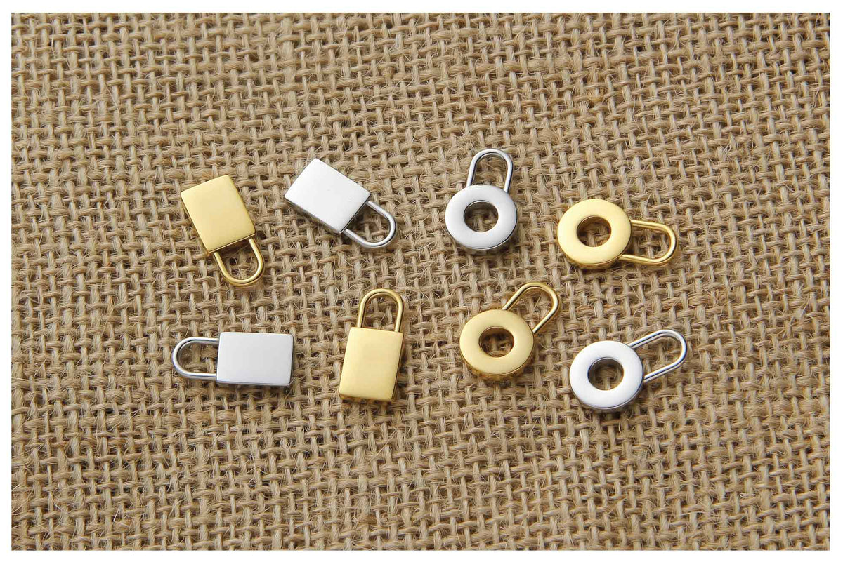 Donut & Lock Zipper Pull