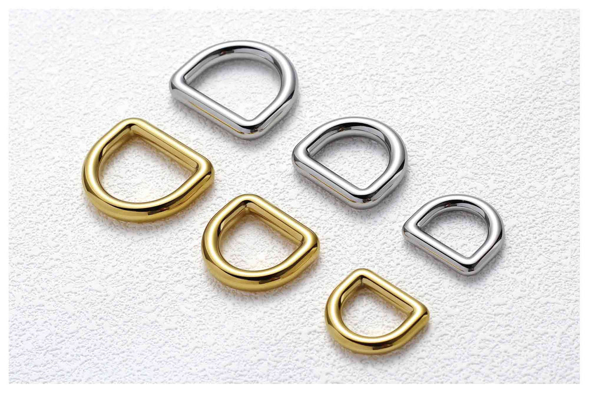 Heavy Solid Stainless Steel D-Ring