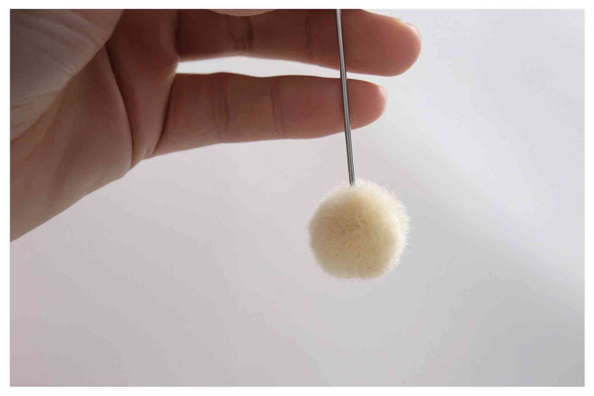 Natural Wool Ball Brush