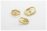 Oval Center Bar Buckle