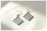 Square Bezel Earring