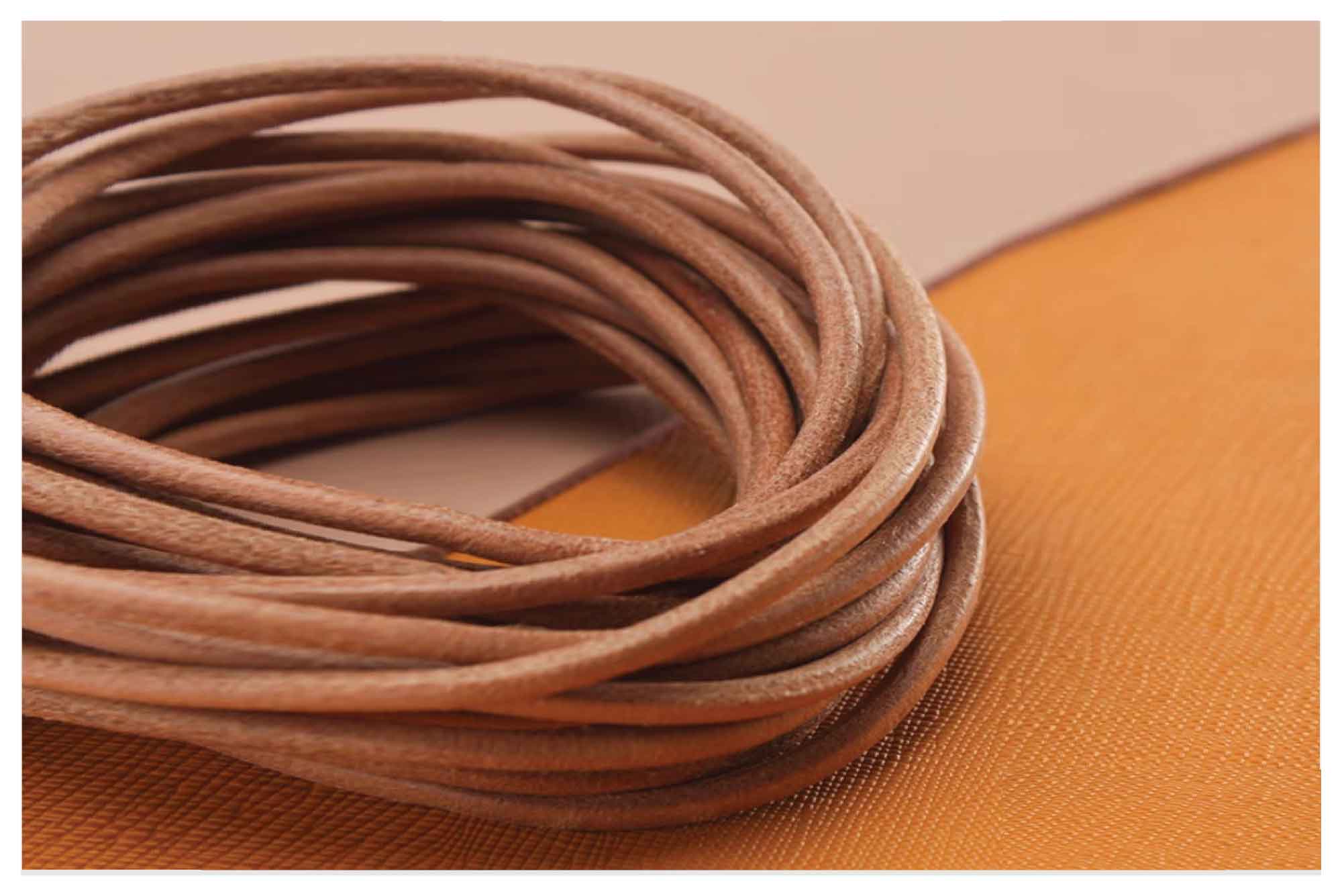 Vegetable Tanned Leather String – Made on Jupiter