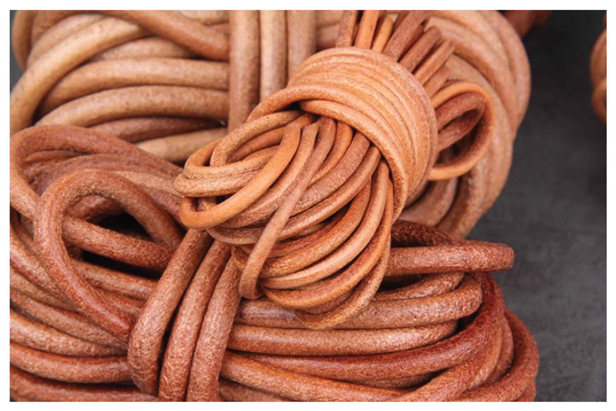 Vegetable Tanned Leather String – Made on Jupiter