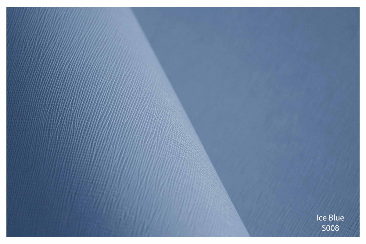Ice Blue Saffiano Leather