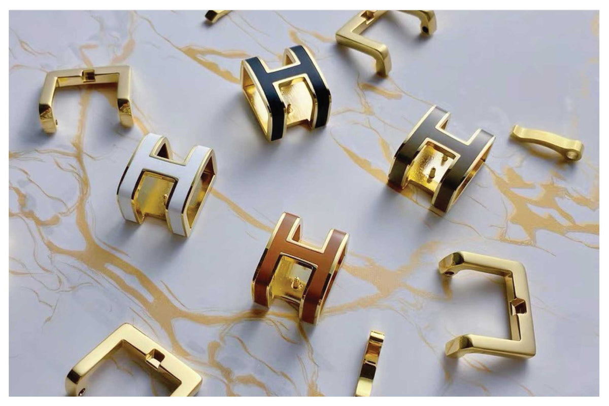 Enamel Belt Buckle Set