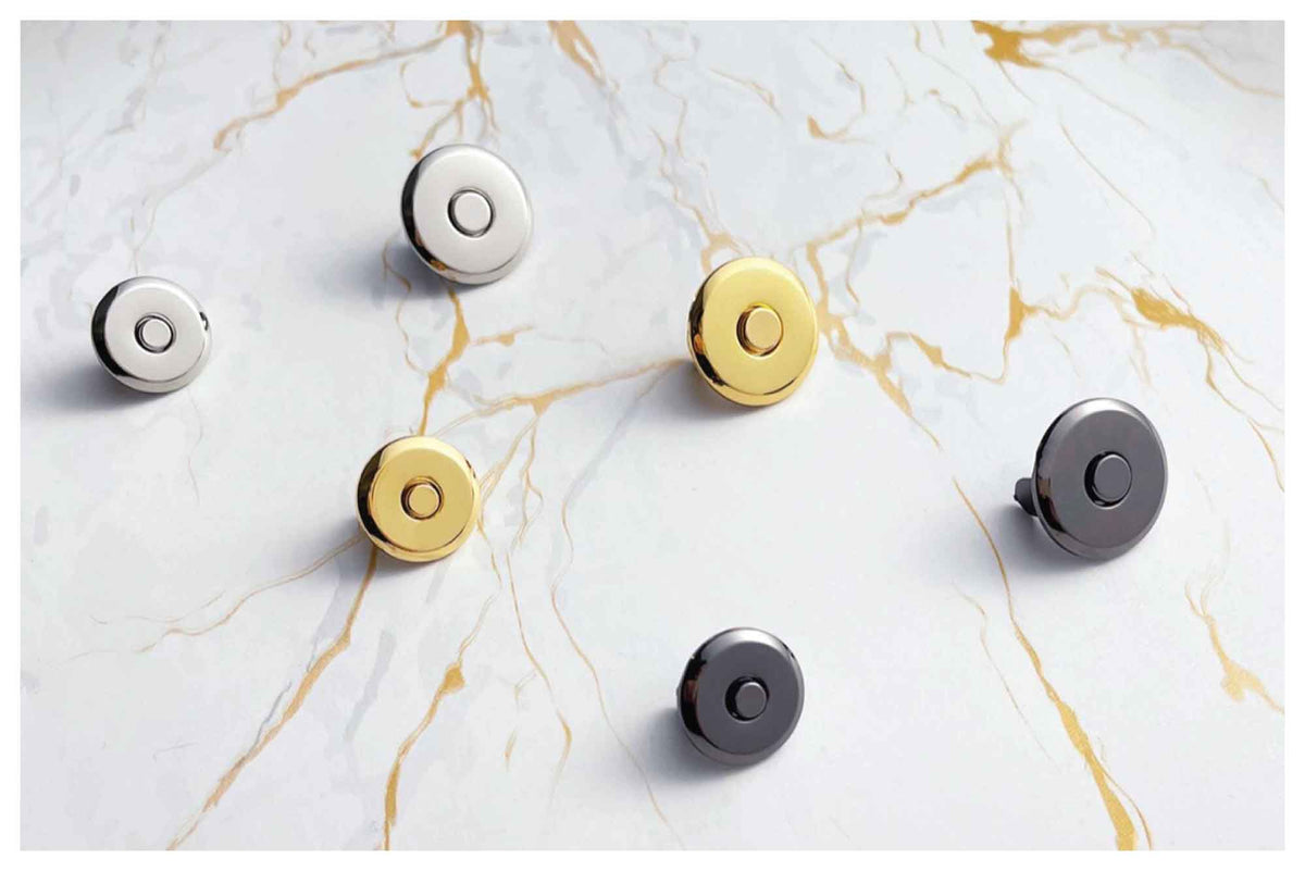Round Beveled Magnetic Snap
