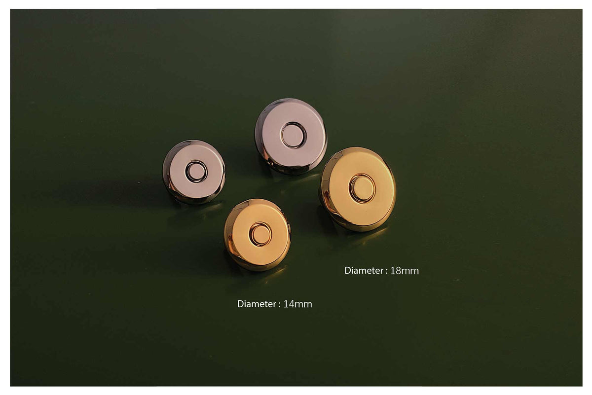 Round Beveled Magnetic Snap