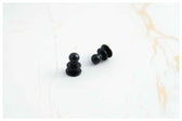 Black Round Head Button Stud