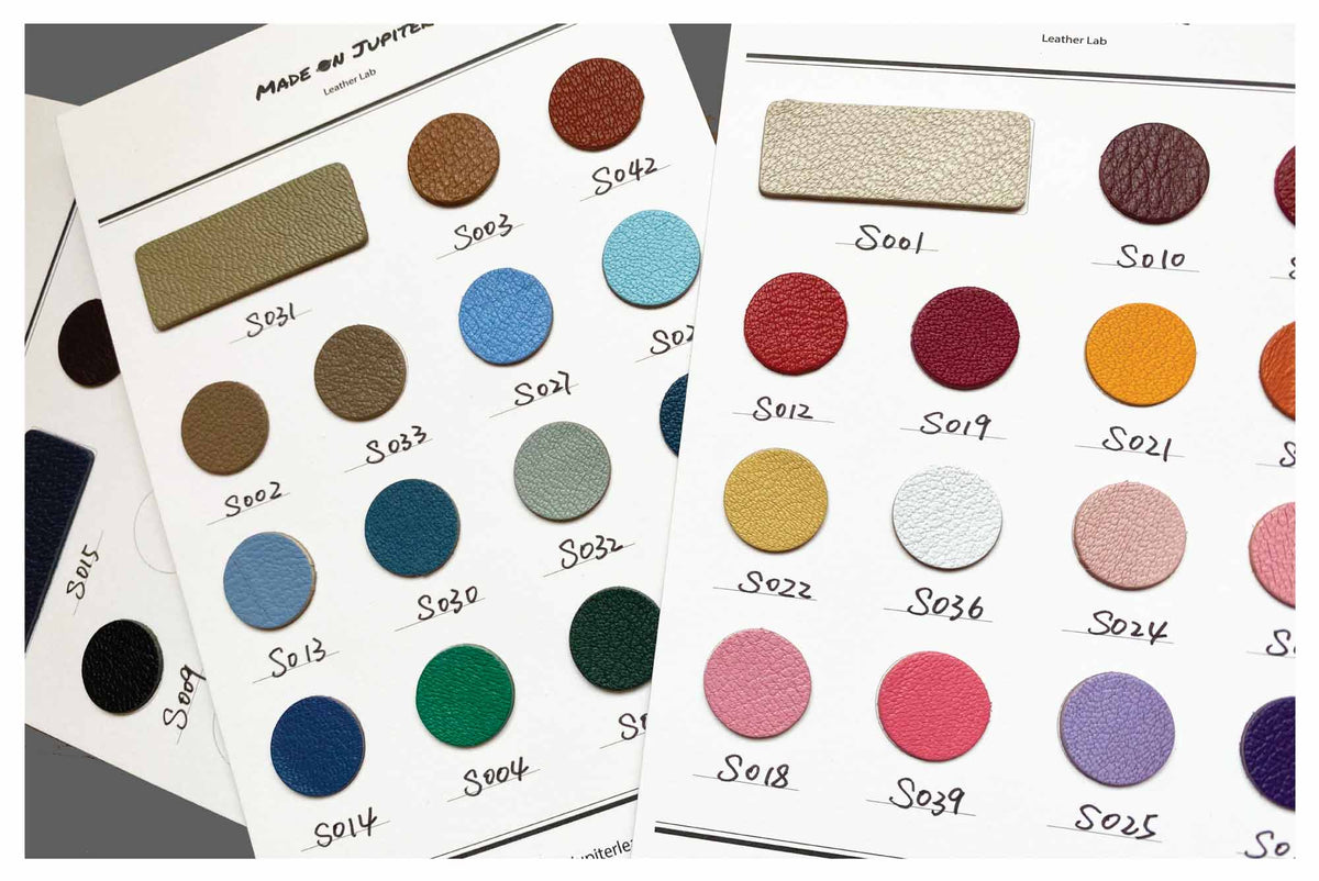 Sully Leather Sample Card