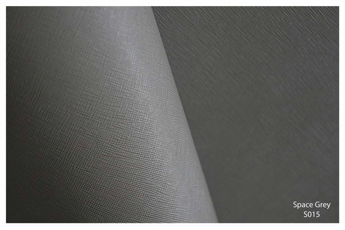 Space Grey Saffiano Leather
