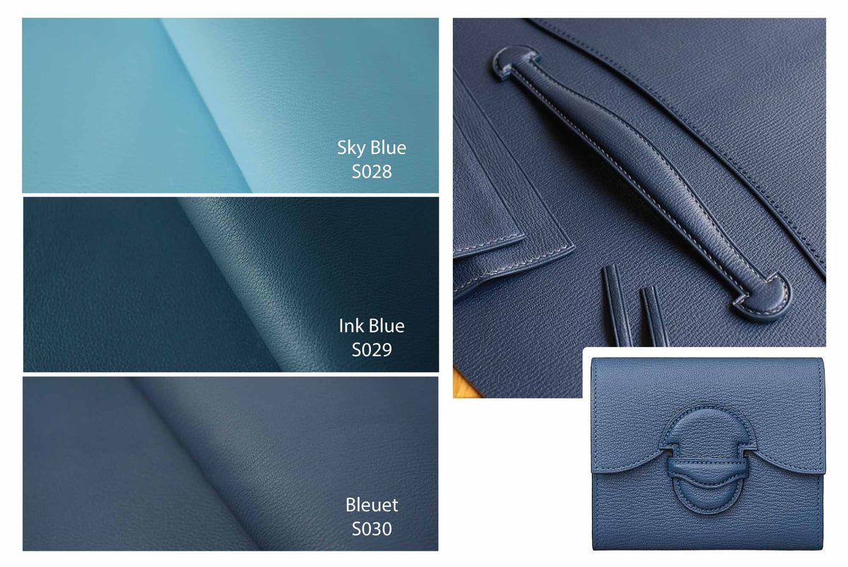 Bleuet Blue French Alran Sully Leather