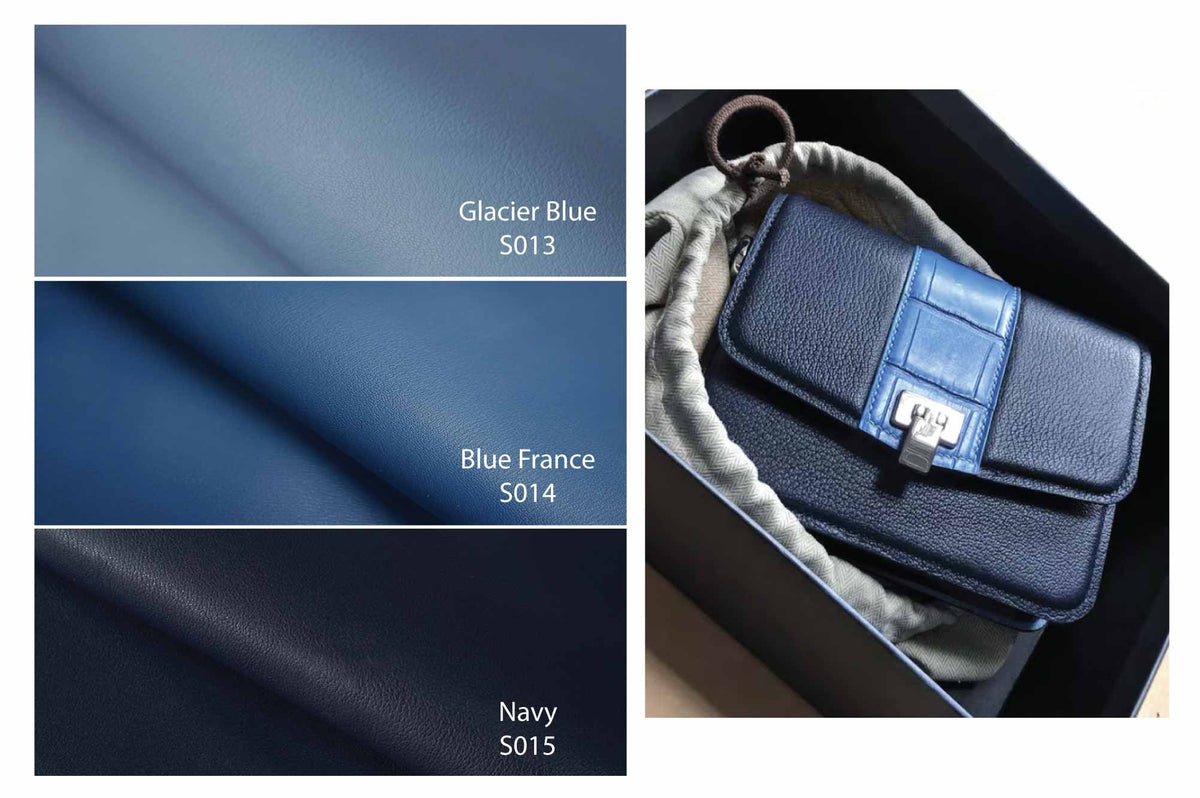 Blue France French Alran Sully Leather