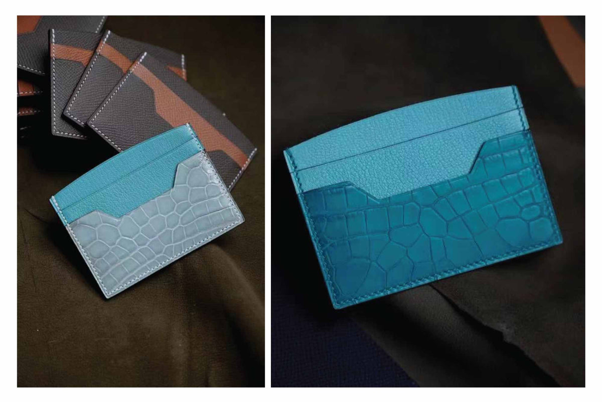 Sky Blue French Alran Sully Leather