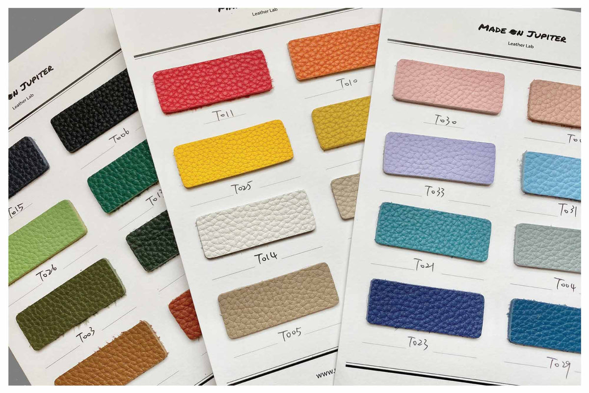 TG Leather Sample Card