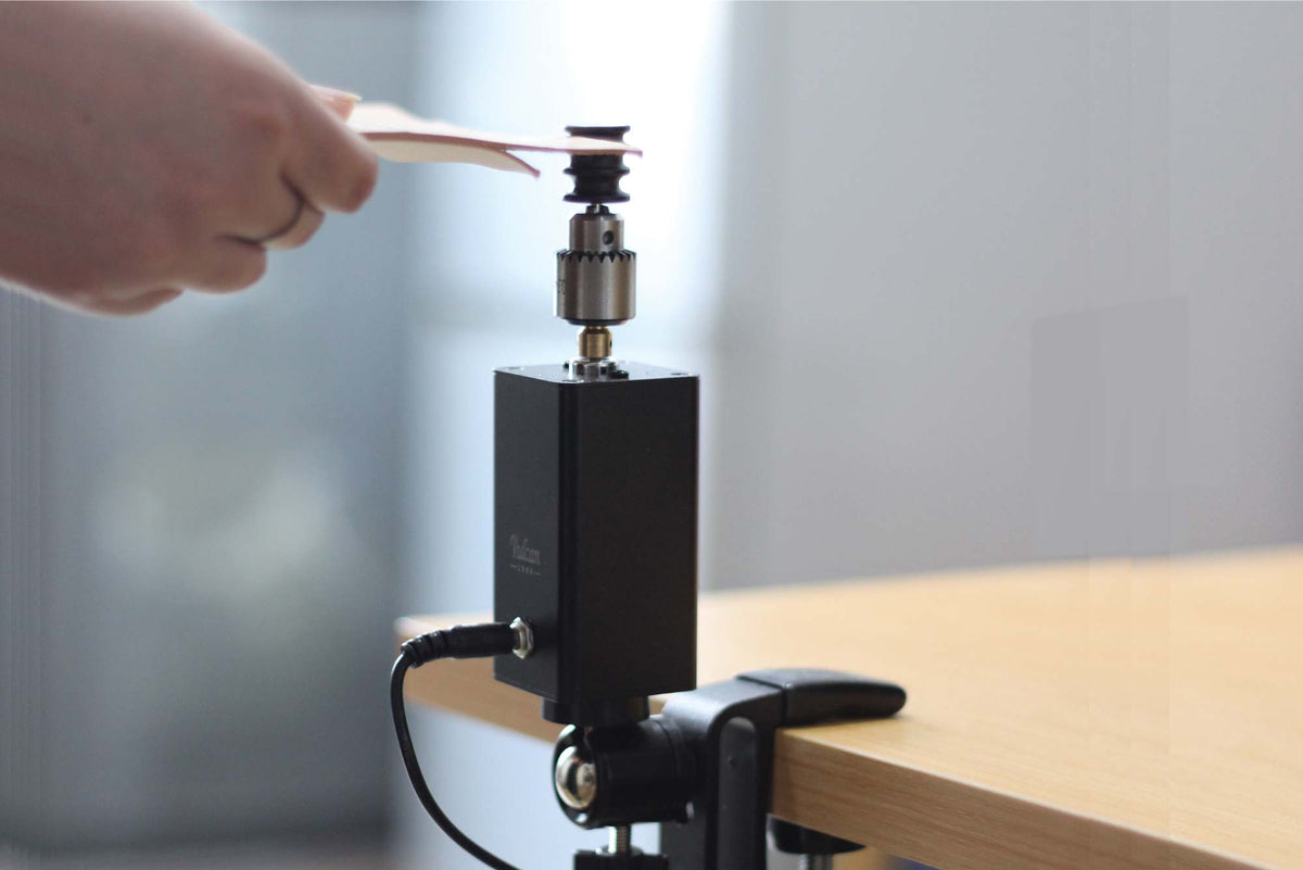 Vegetable Tanned Leather Burnishing Machine Kit