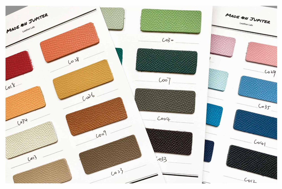 EP Leather Sample Card