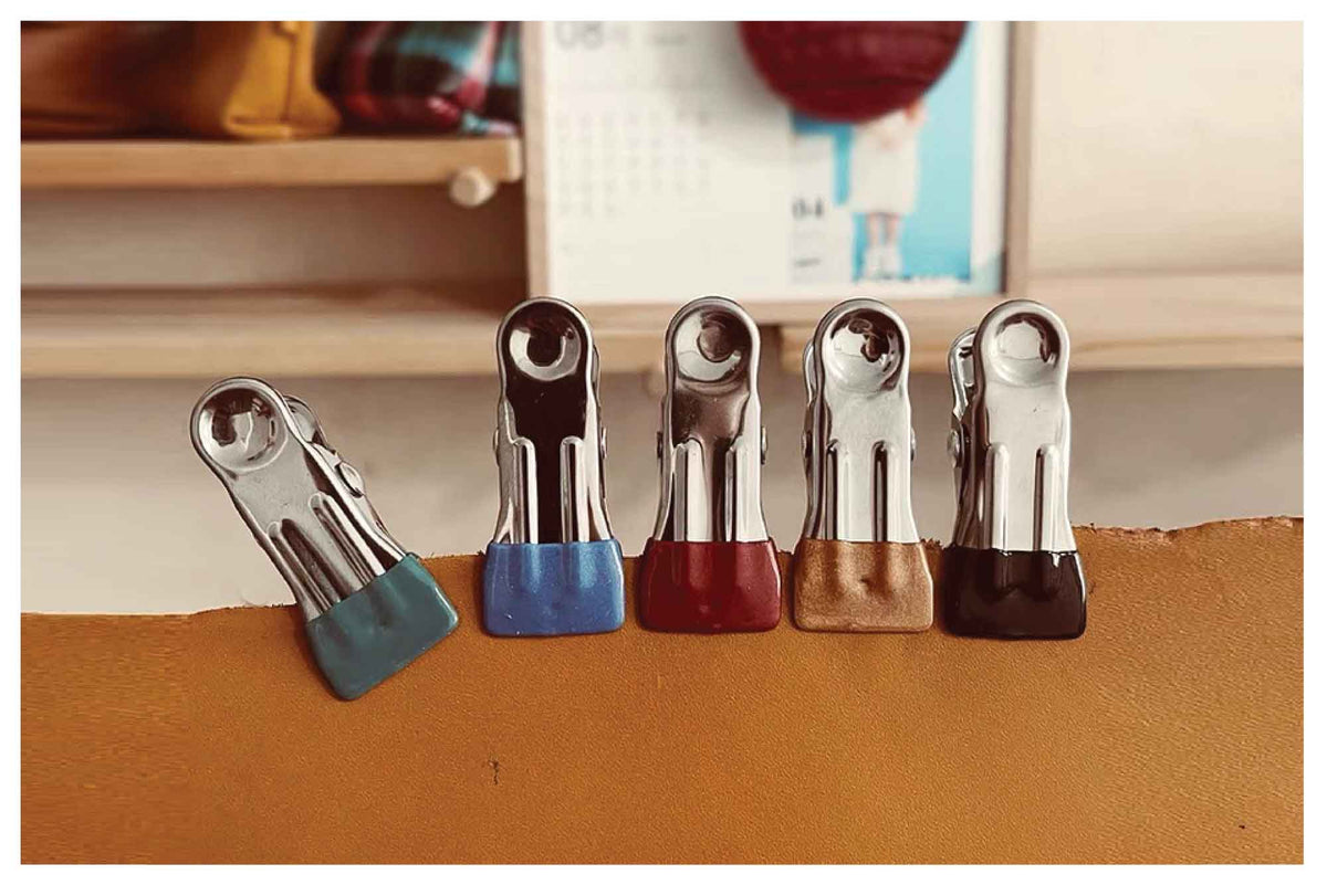 Leather Spring Clamps