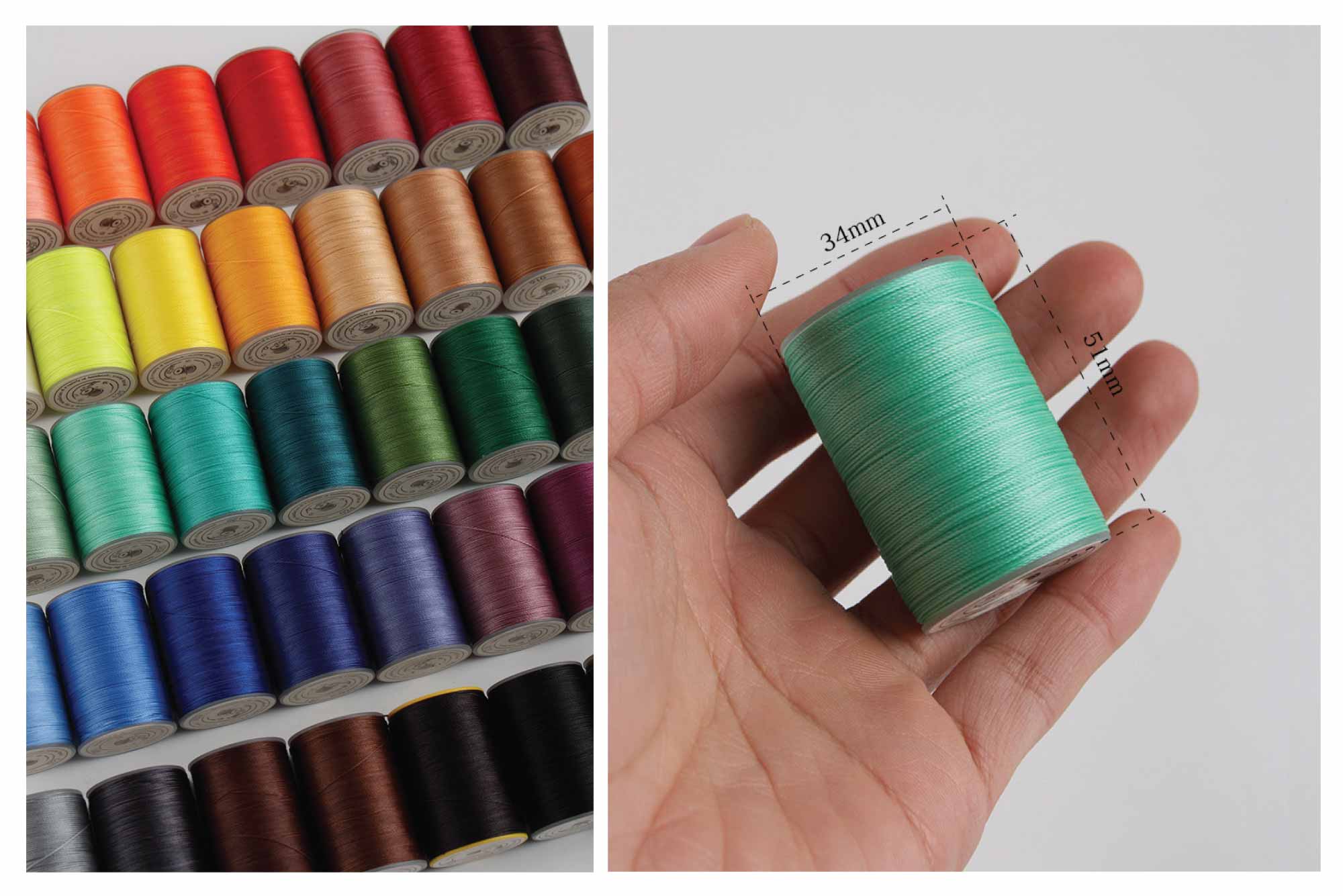 0.45mm Waxed Polyester Thread – Made on Jupiter